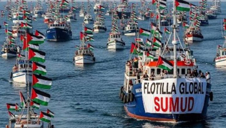 Sumud Filosu ‘na Dronlu Saldırı