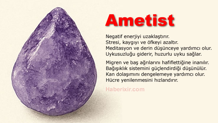 Sınav Stresi ve Odaklanmaya Mucizevi Çözüm Ametist Taşı..