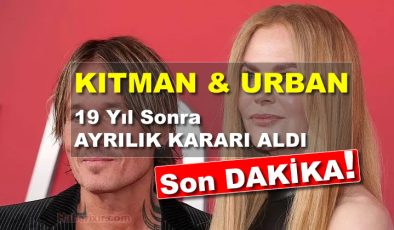 Nicole Kidman 19 Yıllık Eşi Keith Urban’e Boşanma Davası Açtı..