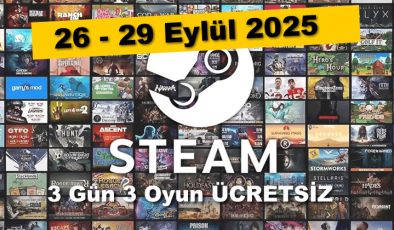 Steam oyunlarda 3’de 3 yaptı..